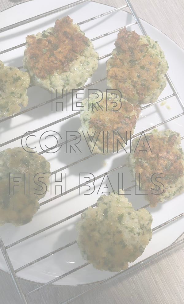HERBED CORVINA FISH BALLS